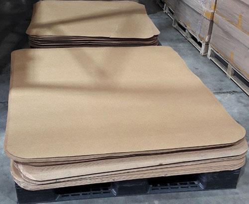 Tấm giấy lót carton để xe nâng kéo (slip sheet)